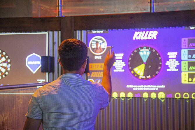60-minute Augmented Reality Darts - How the AR darts works at Boom Battle Bar