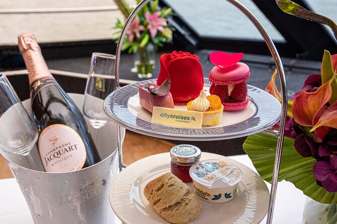 Afternoon Tea River Cruise on the Thames - The Shard, Globe Theatre, and London Eye