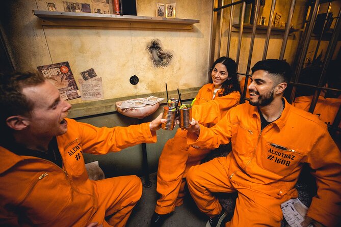 Alcotraz Prison Cocktail Experience in London - How the 1-hour-45-minute session unfolds