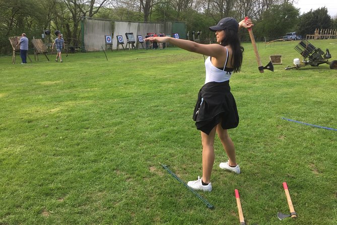 Axe Throwing Session - One Hour - Safety first at Polowood Shooting Ground