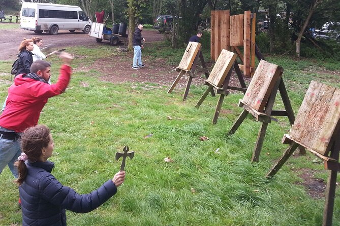 Axe Throwing Session - One Hour - The weather can affect your plans
