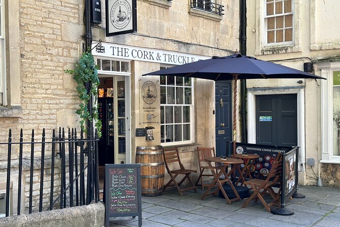 British Wine and Cheese Tasting Experience in City of Bath - The cheese board and savory extras