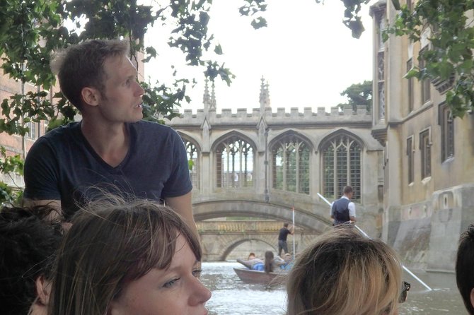 Cambridge University Colleges Guided Punting Tour - Trinity Hall’s library beside the Cam
