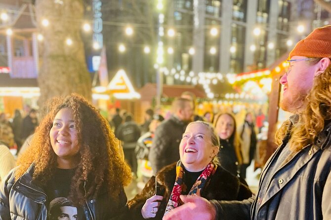 Christmas Lights and Markets Guided Walking Tour with Mulled Wine - The mulled wine stop