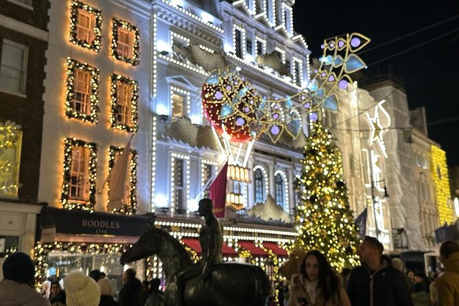 Christmas Lights and Markets London Taxi Tour - Southbank pairs Christmas stalls with the Thames