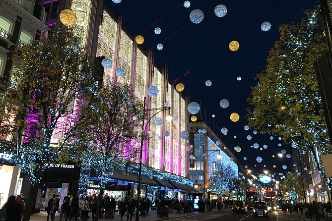 Christmas Lights Open-Top Bus Tour - Piccadilly, Eros, and the West End after dark