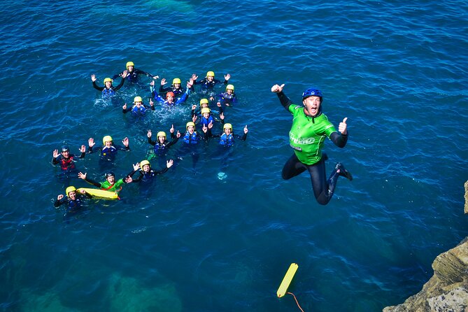 Coasteering Experience in Newquay - Entering the secret Adventure Gully