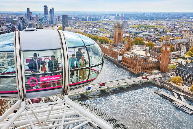 Combo Ticket: Madame Tussauds, London Eye & London Dungeon - The London Eye: 135 metres above the Thames
