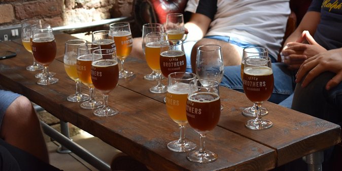 Craft Beer Tour around Manchester - Fierce and the rhubarb beer finish