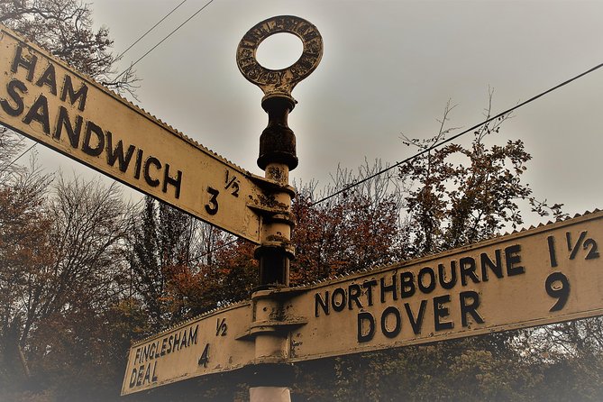 Dover & White Cliffs Tour; Canterbury, Coastal Towns & Castles - Sandwich, the medieval town with a built-in joke