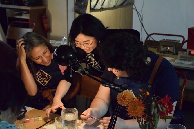 Enamel Jewellery Making Class in London - Choosing one of 40 silver blanks