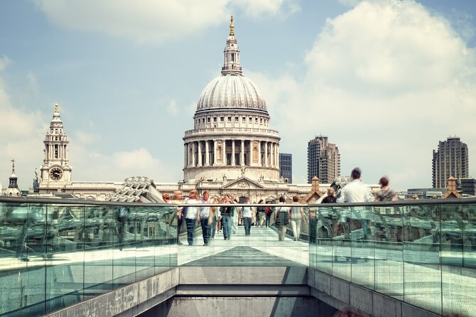 Full Day Private Walking Tour with Skip-the-Line Tower of London - Modern architecture and a ruined church garden