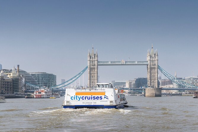 Fully Flexible Thames River Cruise - Upper deck views, weather, and the cafe bar