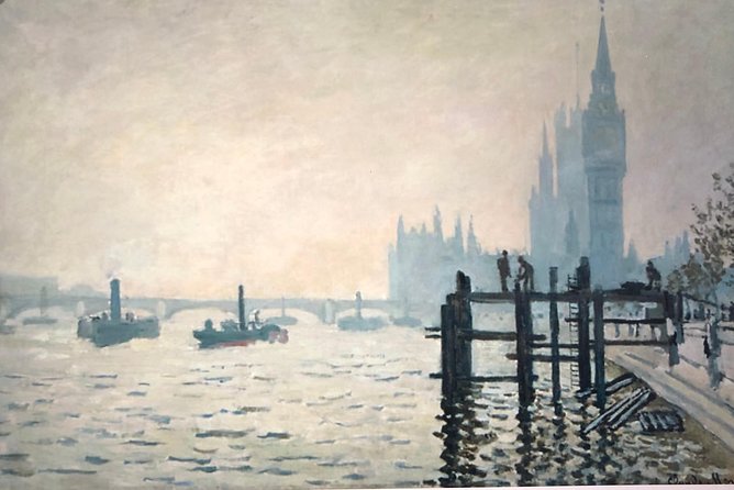 Great Artists : Impressionists, Monet & Private Art Studios - Westminster Bridge and the river views behind the paintings