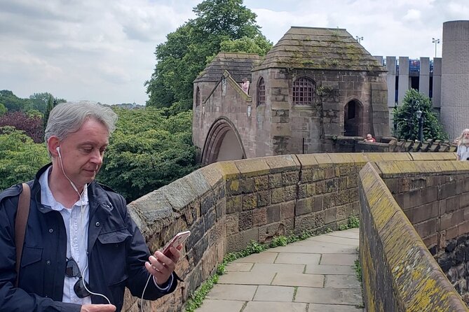 Haunted Chester and its Ghosts: A Self-Guided Walking Tour - Chester Cross and The Rows set the scene