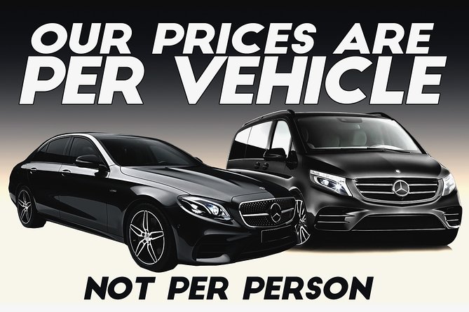 Heathrow Airport to Central London Private Transfers - Vehicles, luggage, and group size