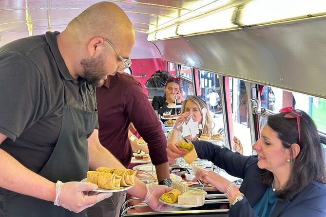 "Here We Go Again" London Afternoon Tea Bus - A London afternoon tea with an ABBA soundtrack