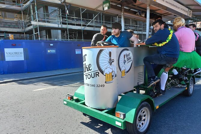 LIverpool beer or prosecco bike tour - From Grafton Street to the River Mersey