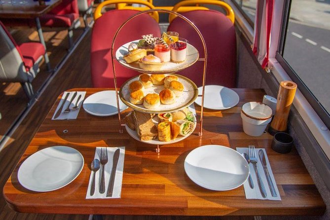 London Afternoon Tea Bus with Panoramic Tour - The London Eye and the South Bank