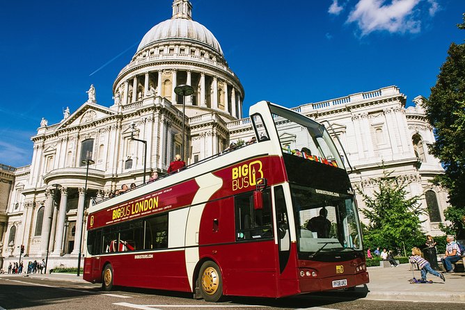 London Big Bus Hop-On Hop-Off Tour with Optional River Cruise - King’s Cross, St. Pancras, and the British Museum