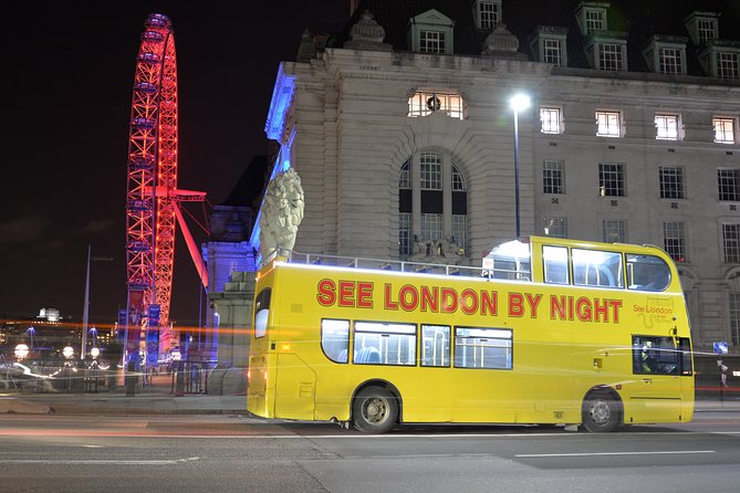 London by Night Sightseeing Tour - Open Top Bus - What the live guide adds