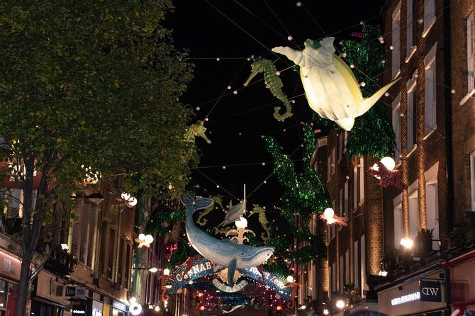 London Christmas Lights Guided Walking Tour - Ending in Carnaby Street