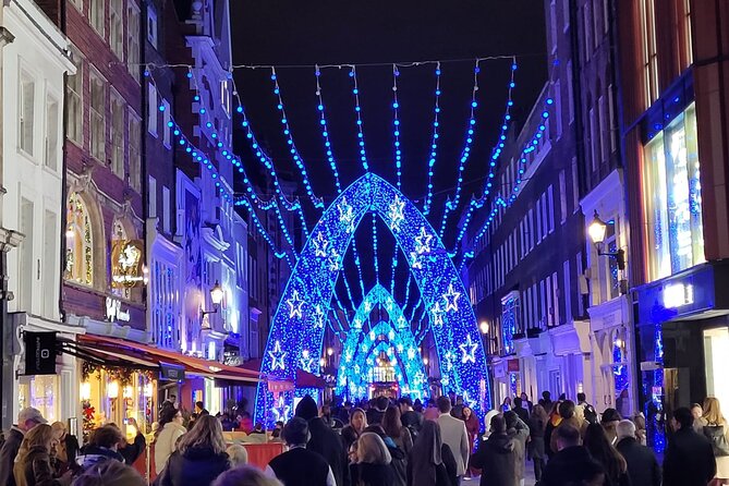 London Christmas Lights Private Walking Tour - Hatchards offers a warm indoor pause