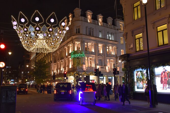 London Christmas Lights Private Walking Tour - Bond Street brings high fashion into the route