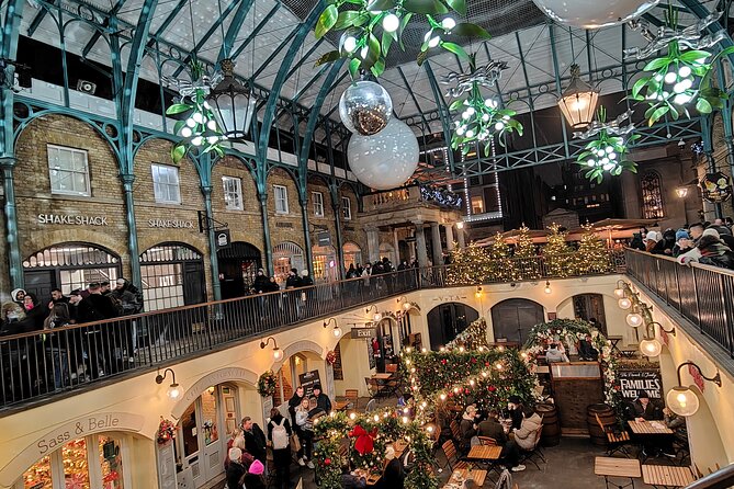 London Christmas Sparkle Private Walking Tour - Piccadilly Circus and Leicester Square at the heart of theatreland