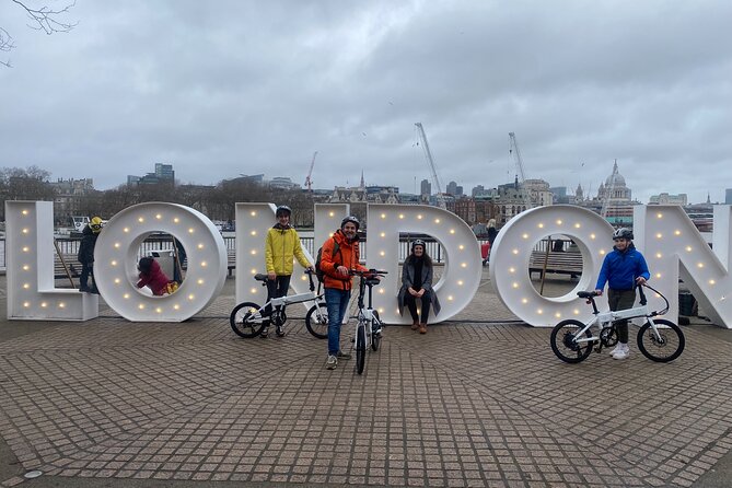London E-Bike tour & Borough market - St Paul’s Cathedral from Gabriel’s Wharf