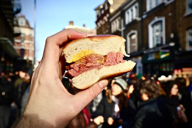 London East End Private Walking Food Tour - Secret Food Tours - Brick Lane street art at 141 Brick Lane