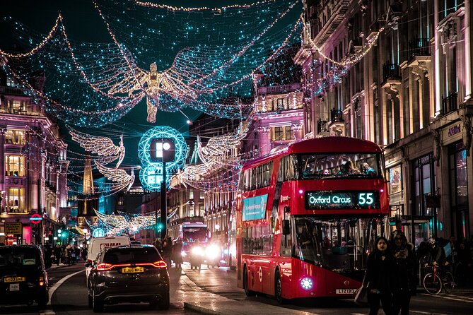 London Exclusive Christmas Lights Guided Tour by Black Cab - Oxford Street and Bond Street: London’s brightest shopping display