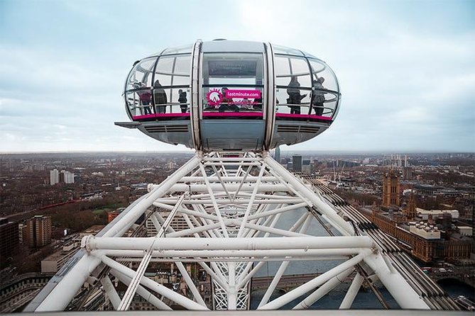 London Eye River Cruise and London Eye Ticket Option - Continue east to St. Paul’s and the City