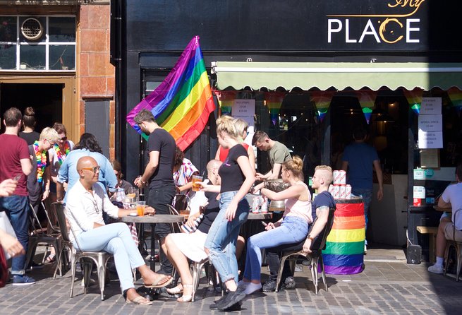 London Gay Tour with a Local, Soho’s LGBTQ+ Nightlife, Private & Custom - Looking at Soho’s creative façades