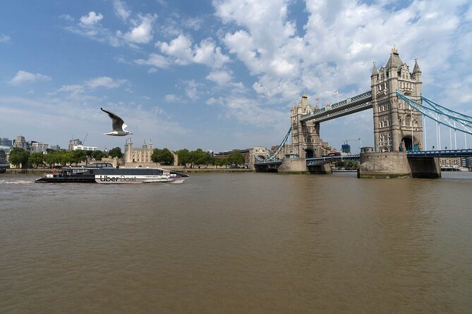 London: IFS Cable Car + Uber Boat One Way River Thames Cruise - Photographing London from water and air