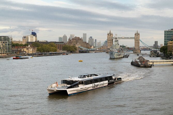 London Roundtrip Thames Cruise Uber Boat by Thames Clippers - Key points before you board