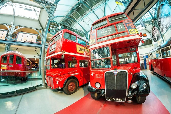 London Transport Museum One Day Ticket - The Underground Trains and the Iconic Tube Map
