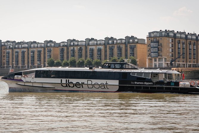 London: Uber Boat - Single Journey River Thames Cruise - Millennium Bridge, Tate Modern, and St. Paul’s