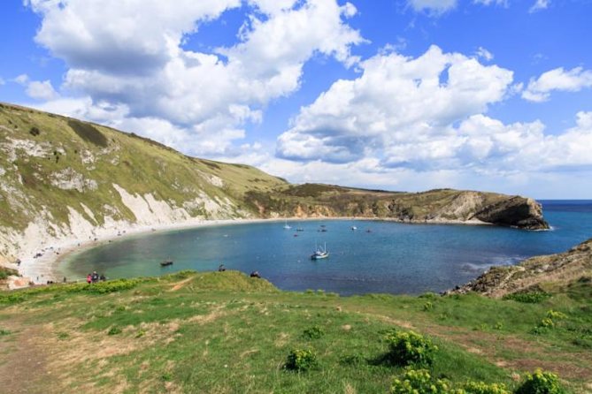 Lulworth Cove & Durdle Door Mini-Coach Tour from Bournemouth - The 25-minute walk to Lulworth Cove