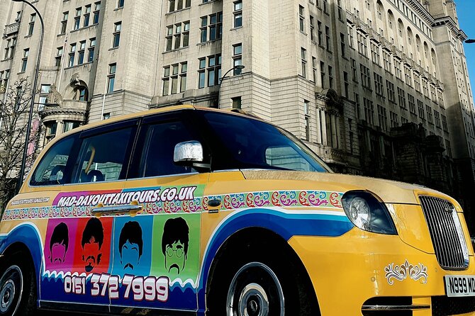 Mad Day Out Beatles Taxi Tours in Liverpool, England - Penny Lane turns lyrics into street corners