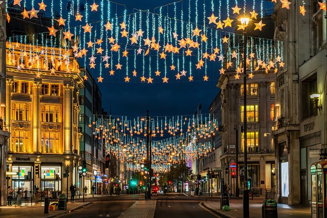 Magical London Christmas Lights Walking Tour with a Londoner - Bond Street turns Christmas into high-end theatre