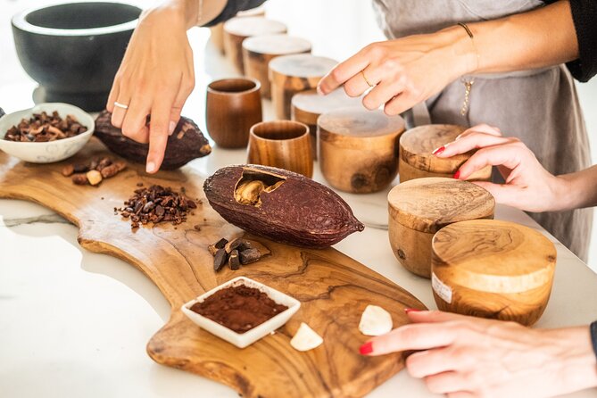 Melt Chocolate's Magical Master Class - Cracking cocoa beans and tasting the changes