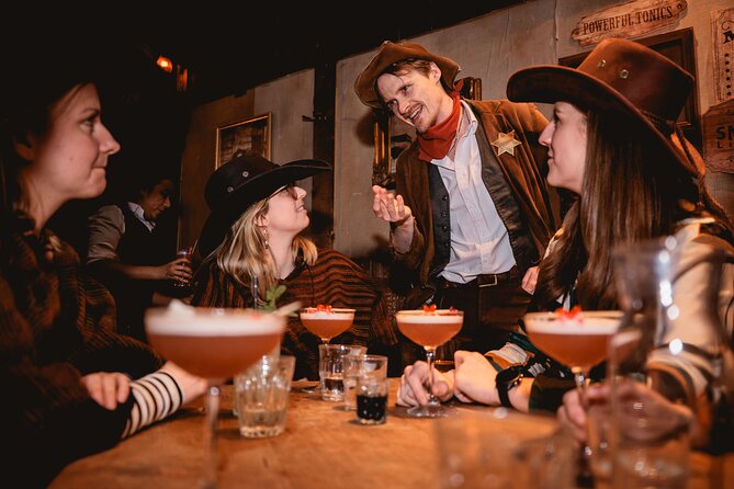Moonshine Saloon: Western Cocktail Experience in London - A theatrical story with Cassidy and the Sheriff