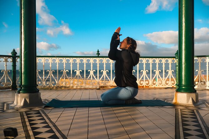 Outdoor Yoga Class at Brighton's Sea front - Yoga by Brighton’s changing shoreline