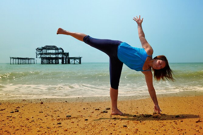 Outdoor Yoga Class at Brighton's Sea front - Group size, equipment, and finding the flag