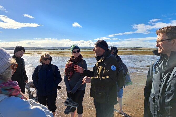 Pilgrims' Path walk across the sands to Holy Island - Ray’s stories give the route a purpose