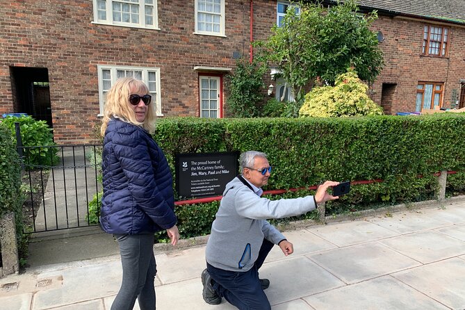 Private Beatles Car Tour, Penny Lane, Strawberry Field & childhood homes - The cathedral, football, and the tour’s wider Liverpool view