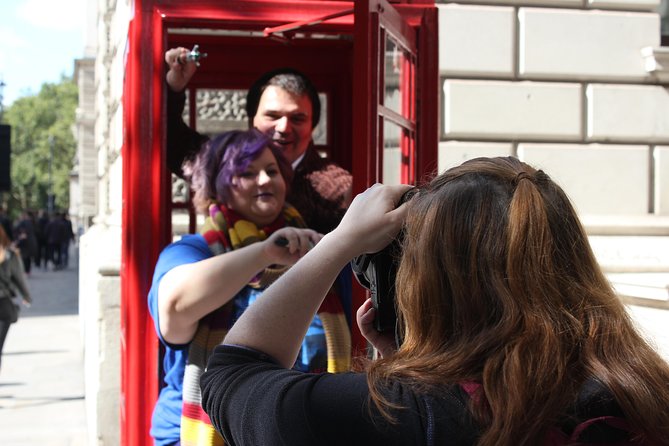 Private Doctor Who Walking Tour of London - John Adam Street and a make-believe prime minister moment