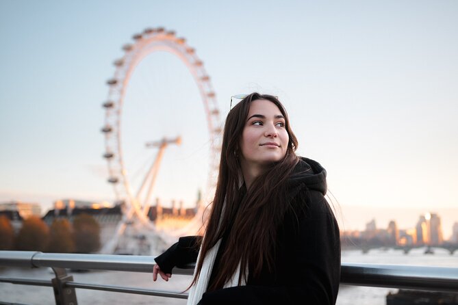 Private Photoshoot Outside The London Eye - What the London Eye Setting Adds