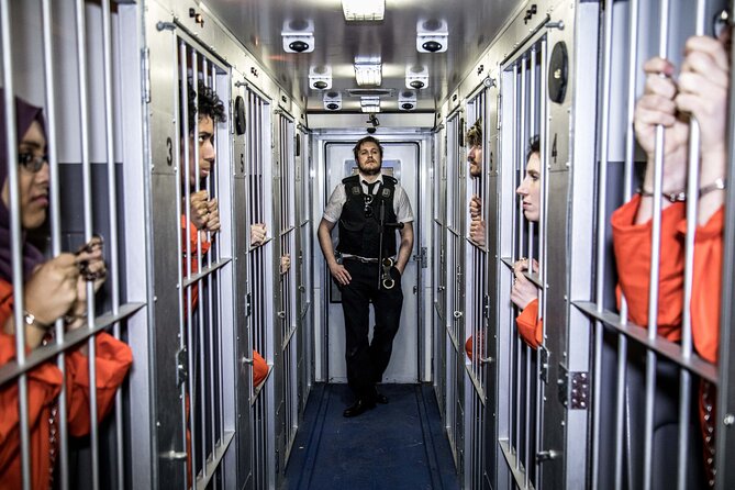 Private Prison Van Escape Game - London Immersive Experience - A prison van instead of a normal escape room